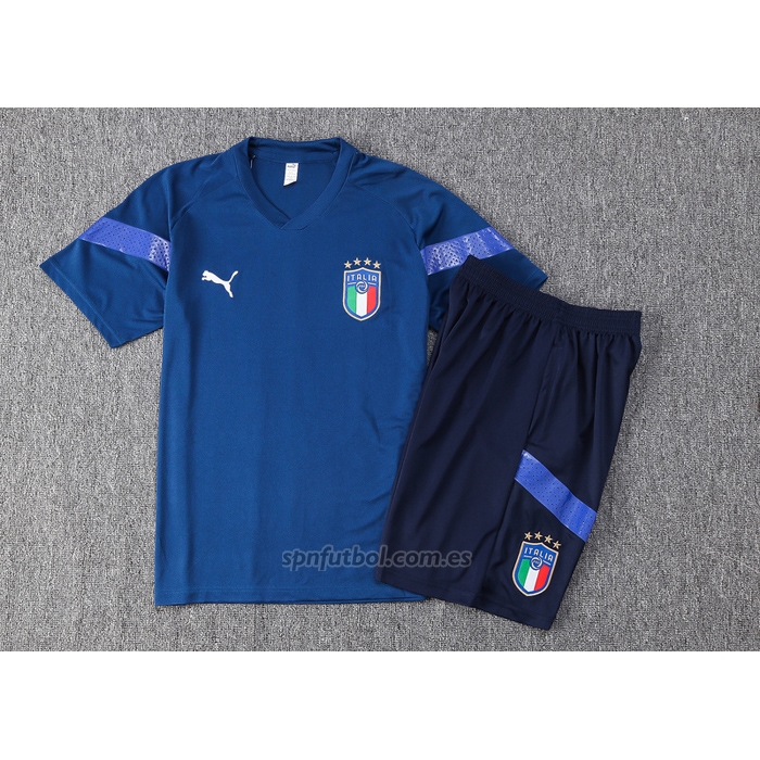 Chandal del Italia Manga Corta 2022-2023 Azul - Pantalon Corto